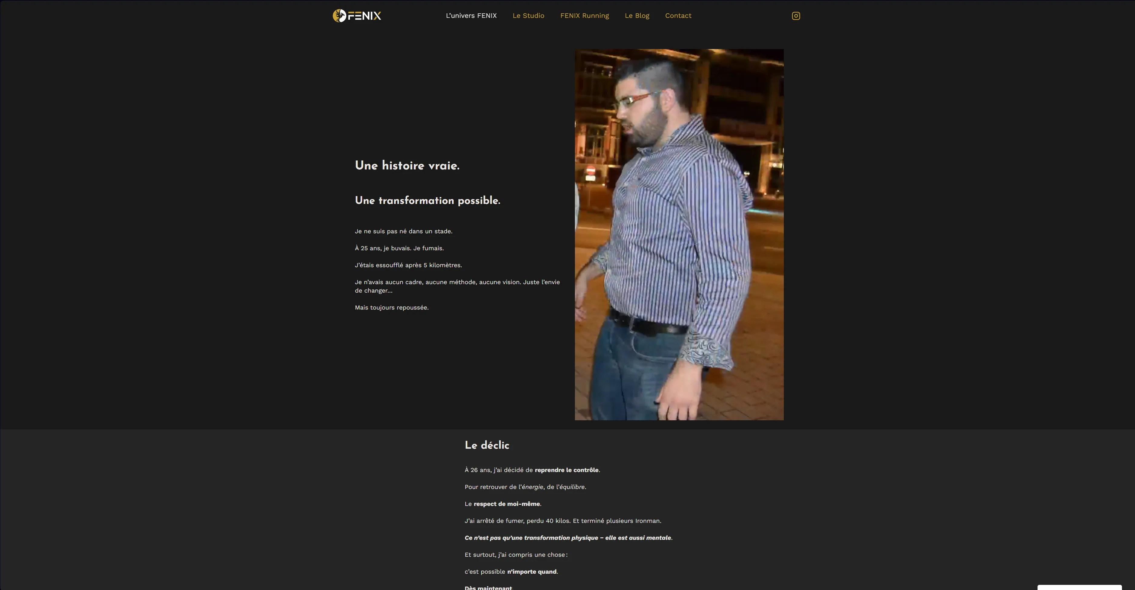 Home — immersive video section